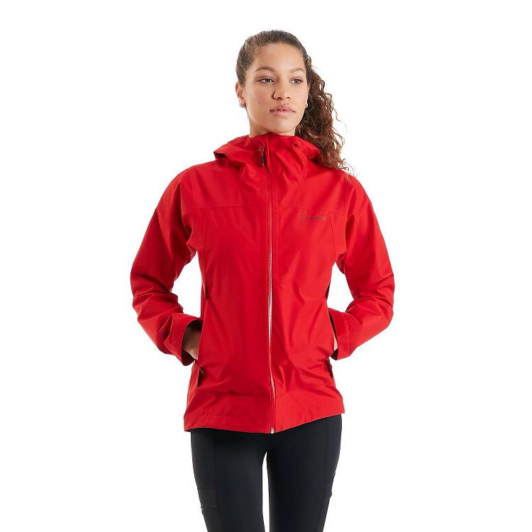 Dámska Nepremokavá Bunda Berghaus Gore Tex Paclite Dynak Červené Slovensko 5916BAGOS